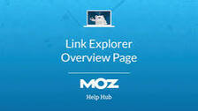 Moz Link Explorer